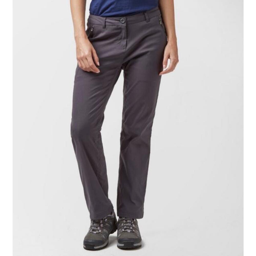 Craghoppers Trousers Womens 10 Prostretch  Gray Outdoor Hiking. Lightweight